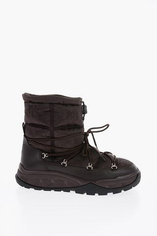 Dior Monogram Print Snow Boots