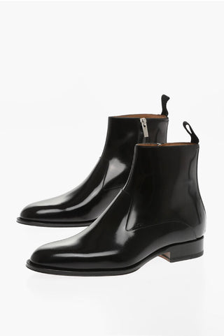 Dior Patente Leather TIMELESS Boots With Leather Soles