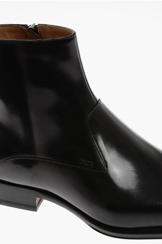 Dior Patente Leather TIMELESS Boots With Leather Soles