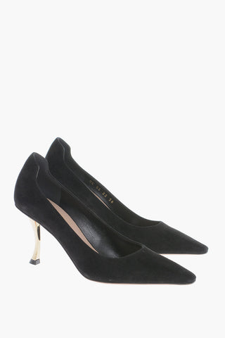 Dior Pointed Suede Pumps With Heel 8 cm