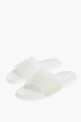 Alexander McQueen Rubber Slipper With Embossed Logo