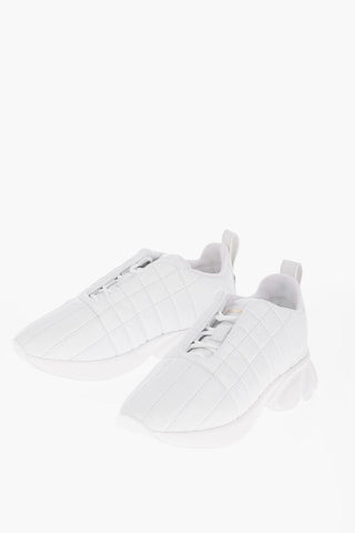 Burberry Rubber Sole Quilted Leather Sneakers