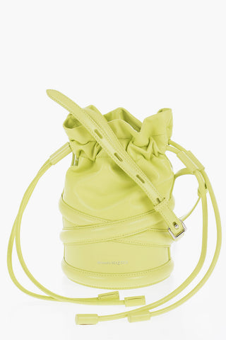 Alexander McQueen SOFT CURVE Bucket Bag with Drawstring