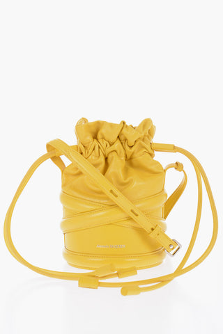 Alexander McQueen SOFT CURVE Bucket Bag with Drawstring