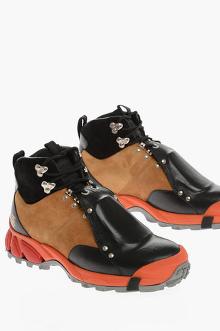 Burberry Suede Leather Hiking Boots