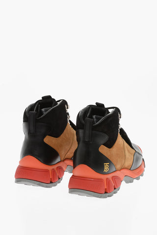 Burberry Suede Leather Hiking Boots