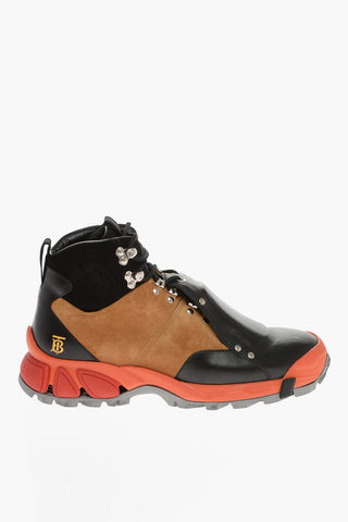 Burberry Suede Leather Hiking Boots