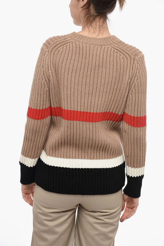 Burberry V-Neck Cashmere Blend Jumper